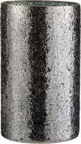 Theelichthouder | glas | zwart | 15.5x15.5x (h)25 cm