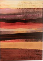 Kader | canvas | oranje - beige - rood | 103x4.5x (h)143 cm