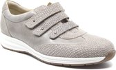Durea 6155 Taupe Klittenbandschoenen smal Wijdte E