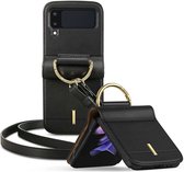 Spigen Lienar Samsung Galaxy Z Flip 3 Hoesje met Strap Zwart