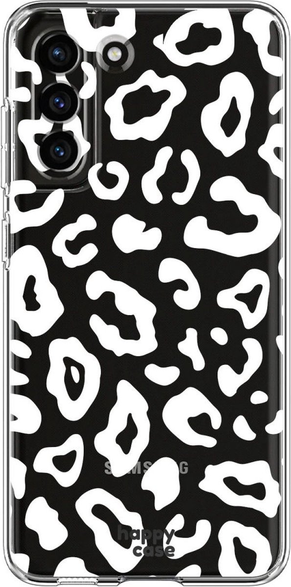 HappyCase Hoesje Flexibel TPU Luipaard Print Geschikt voor Samsung Galaxy S21 FE