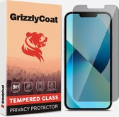 GrizzlyCoat Easy Fit AntiSpy Gehard Glas Privacy Screenprotector voor Apple iPhone 13 Pro