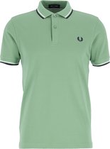 Fred Perry - Polo Groen E36 - Slim-fit - Heren Poloshirt Maat XL