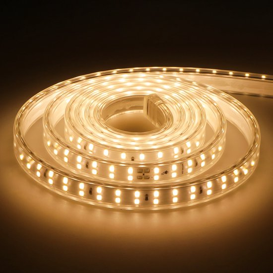 oplichter weten Begroeten HOFTRONIC FLEX180 - Dimbare LEDstrip 2m - 3000K Warm wit - IP65 voor binnen  en buiten... | bol.com
