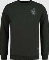 Ballin Amsterdam -  Heren Relaxed Fit   Sweater  - Groen - Maat XS