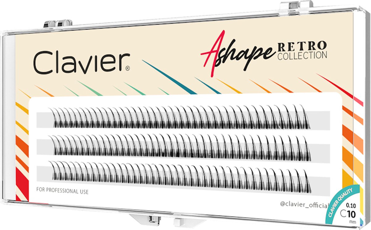 Clavier A-Shape Retro Collection Nepwimpers - 10mm. C-krul