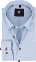 Suitable - Overhemd 227-8 Lichtblauw - 42 - Heren - Slim-fit