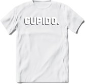 Cupido - Valentijn T-Shirt | Grappig Valentijnsdag Cadeautje voor Hem en Haar | Dames - Heren - Unisex | Kleding Cadeau | - Wit - 3XL