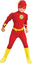 Kinderkostuum - Bekend van Flash - Voor 5-6 jaar - Verkleed kostuum