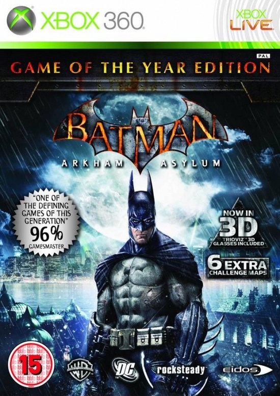 Batman Arkham Asylum(Game Of The Year Edition) XBOX 360 - Xbox