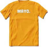 Mayo - Snack T-Shirt | Grappig Verjaardag Kleding Cadeau | Eten En Snoep Shirt | Dames - Heren - Unisex Tshirt | - Geel - XXL