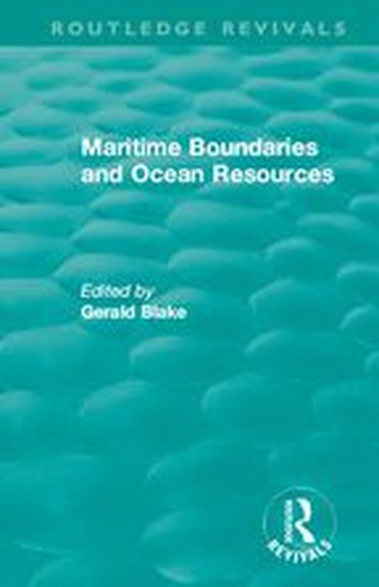 Routledge Revivals - Routledge Revivals: Maritime Boundaries ... - cover