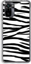 Case Company® - Redmi Note 10 Pro hoesje - Zebra pattern - Soft Case / Cover - Bescherming aan alle Kanten - Zijkanten Transparant - Bescherming Over de Schermrand - Back Cover