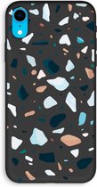 CaseCompany® - iPhone XR hoesje - Terrazzo N°13 - 100% Biologisch Afbreekbaar - Duurzaam - Biodegradable Soft Case - Milieuvriendelijke Print op Achterkant - Zwarte Zijkanten - Bescherming Ov