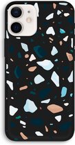 Case Company® - iPhone 12 hoesje - Terrazzo N°13 - 100% Biologisch Afbreekbaar - Duurzaam - Biodegradable Soft Case - Milieuvriendelijke Print op Achterkant - Zwarte Zijkanten - Bescherming O