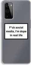 CaseCompany® - OnePlus 9 Pro hoesje - I'm dope - Soft Case / Cover - Bescherming aan alle Kanten - Zijkanten Transparant - Bescherming Over de Schermrand - Back Cover