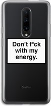 Case Company® - OnePlus 7 Pro hoesje - My energy - Soft Case / Cover - Bescherming aan alle Kanten - Zijkanten Transparant - Bescherming Over de Schermrand - Back Cover