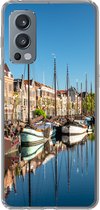 Geschikt voor OnePlus Nord 2 5G hoesje - Rotterdam - Zomer - Boot - Siliconen Telefoonhoesje