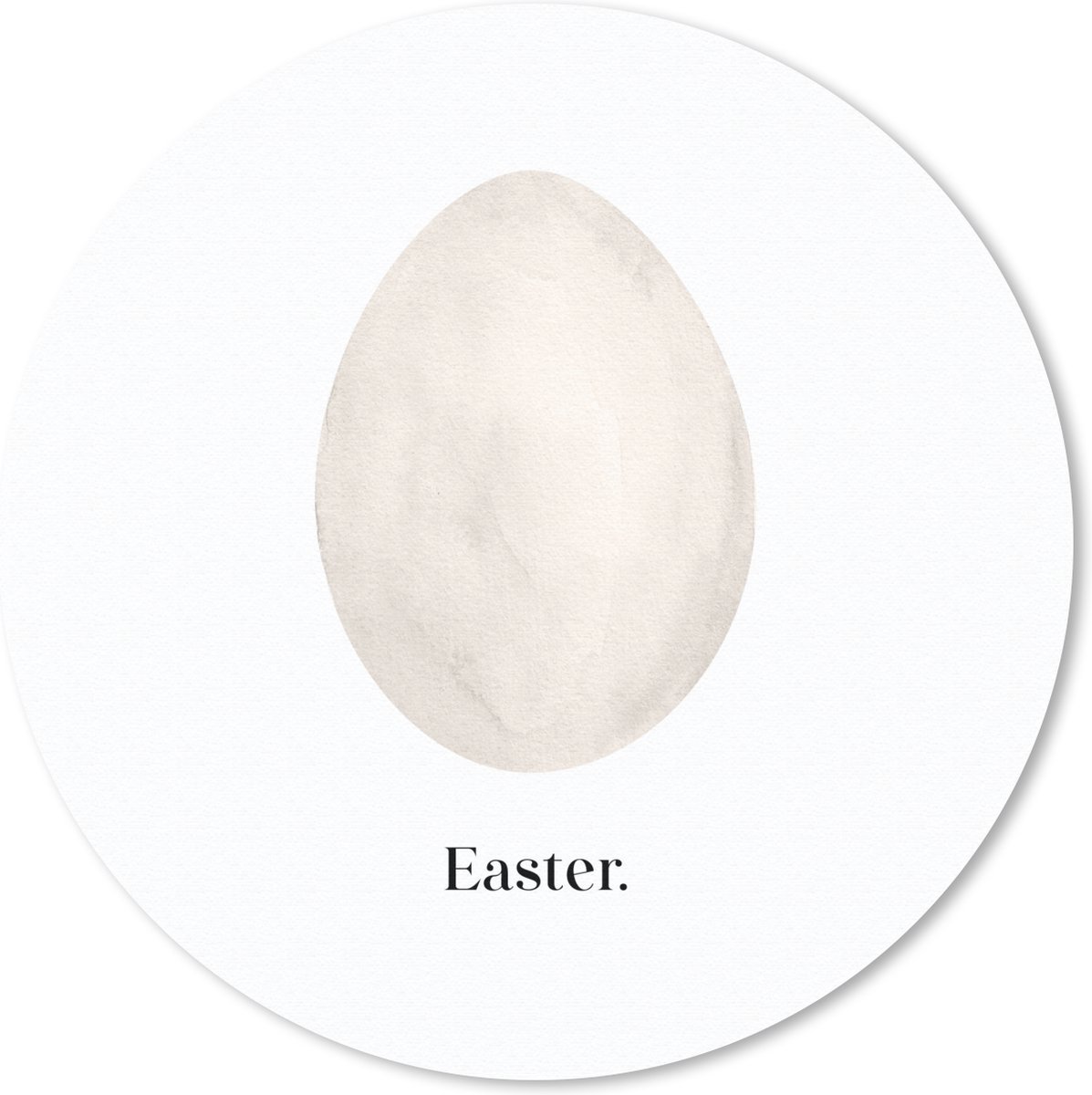 Muismat rond 50x50 cm - Mousepad Quotes - Paasei - Easter - Spreuken - Ronde muismatten