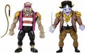 TMNT: Turtles in Time - Pirate Rocksteady and Bebop 7 inch Action Figure 2-Pack