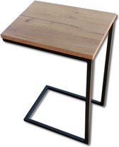 Koffietafel, salontafel 62cm hoog hout luxe design