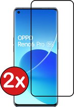 OPPO Reno 6 Pro Screenprotector Glas Gehard - OPPO Reno 6 Pro Tempered Glas Gehard - OPPO Reno 6 Pro Screen Protector Screen Cover - 2 PACK