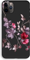 Case Company® - iPhone 11 Pro hoesje - Mooie bloemen - 100% Biologisch Afbreekbaar - Duurzaam - Biodegradable Soft Case - Milieuvriendelijke Print op Achterkant - Zwarte Zijkanten - Beschermi