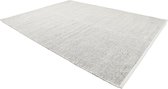 Lifa Living - Wol Vloerkleed - Zwart/Wit - 160 x 230 cm - 70% Wol en 30% Katoen - Poolhoogte 6 mm - Geweven