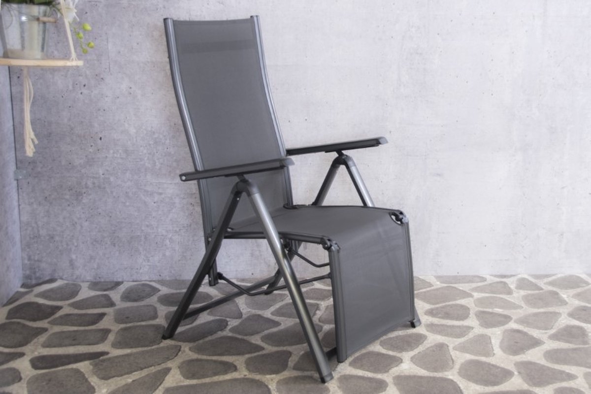 Sens-Line Levy relax chair alu/textileen
