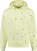 Purewhite -  Heren Relaxed Fit   Hoodie  - Geel - Maat S