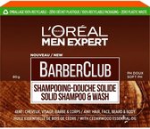 MEN EXPERT BarberClub 4 in 1 Solid Shower Shampoo - voor haar, gezicht, baard en lichaam