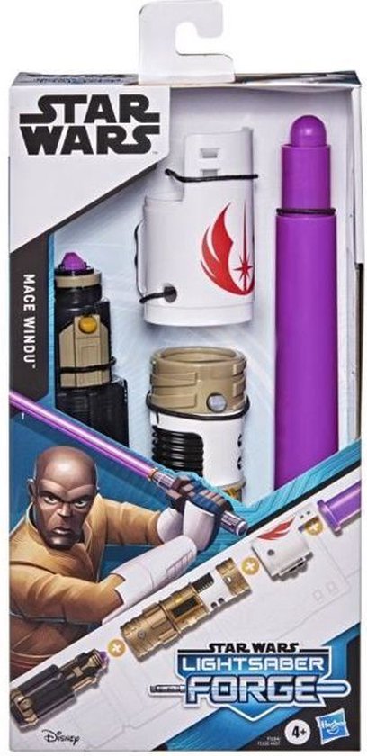 STAR WARS - Sabre laser Forge - Sabre laser à lame violette extensible de  Mace Windu -... | bol.com