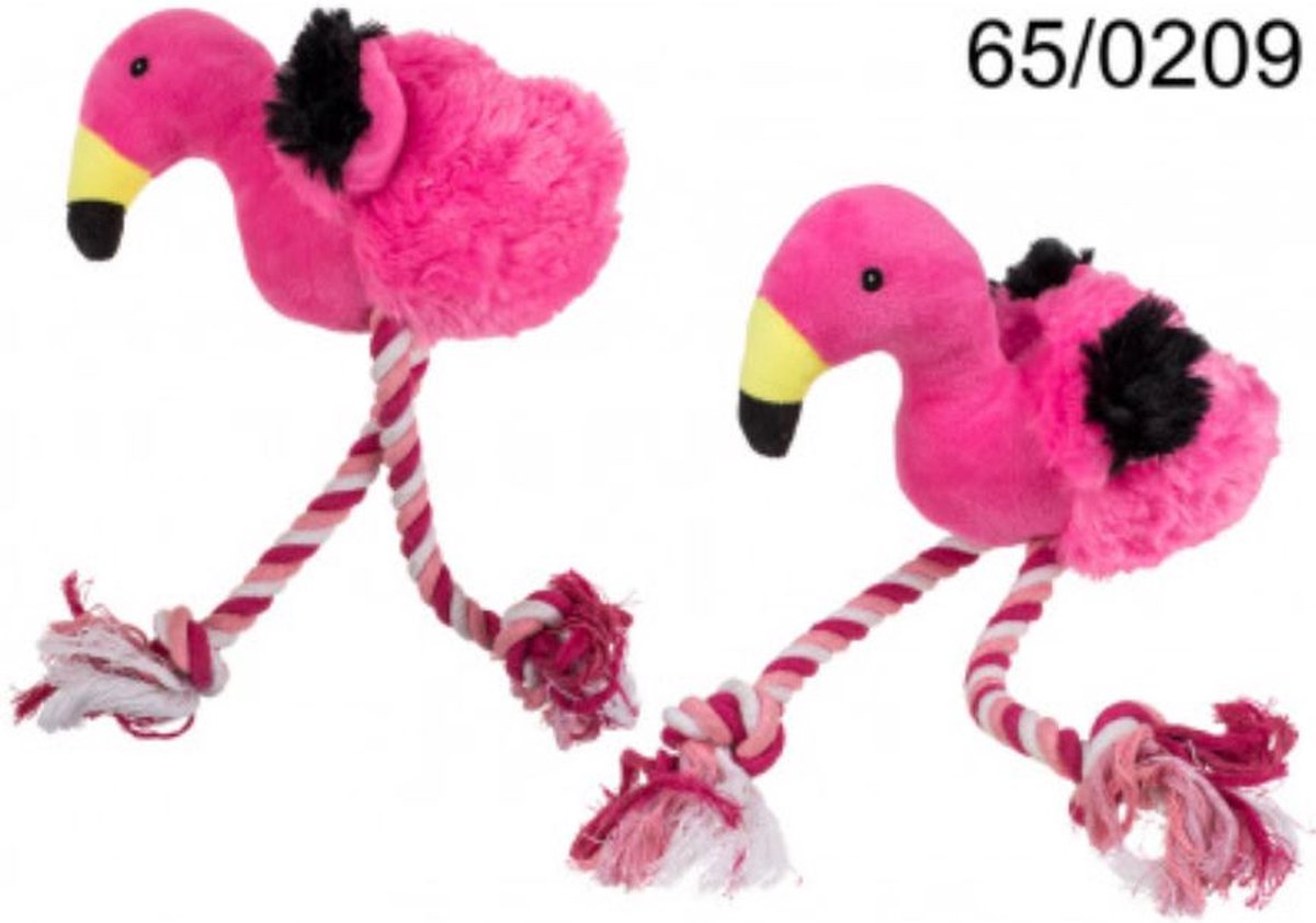Hondenspeelgoed Flamingo 34 cm