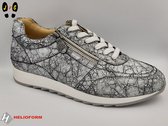 Helioform dames sneaker, H319 wit/grijs, Maat 41