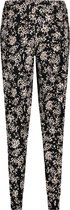 Hunkemöller Dames Nachtmode Pyjamabroek Jersey Rose  - Zwart - maat M