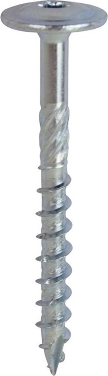WOODIES® Ultimate Tellerkopschroef Torx Verzinkt 8x320 Deeldraad VE=50 - 61780891