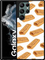 Galaxy S22 Ultra Hardcase hoesje Frikandelbroodjes - Designed by Cazy