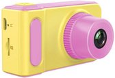 Kids Digitale Foto Camera 3MP - 1080P - 2.0 Ins Scree - Met Band Oplaadkabel - Geel met Roze