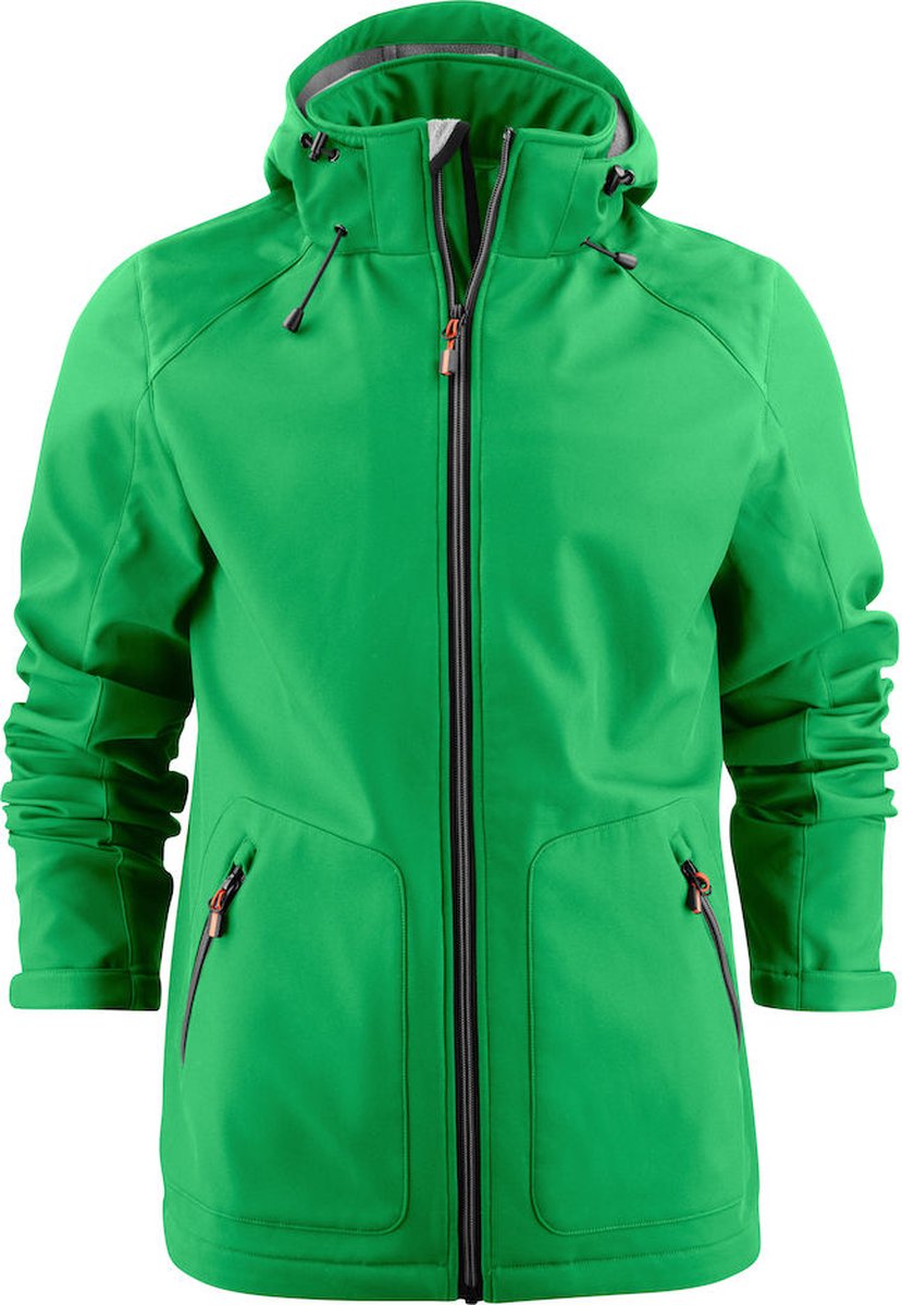 Printer Softshell Jas Karting - Groen - Maat 4XL