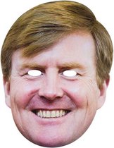 Masker koning Willem karton