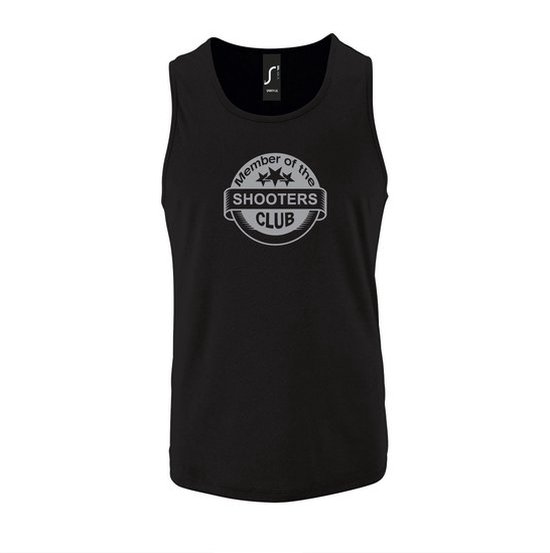 Zwarte Tanktop sportshirt met 