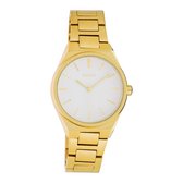 OOZOO Timepieces - Gouden horloge met gouden roestvrijstalen armband - C10527 - Ø34
