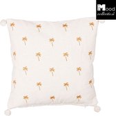 In The Mood Linden Kussen - Creme - L45 X B45 X H10  Cm - 2 Stuks
