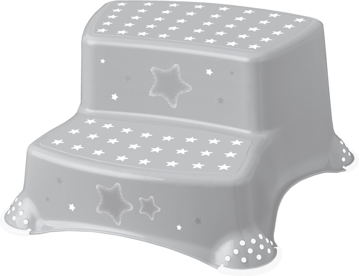 Keeeper Stars Grijs 2 Treden Opstapje