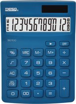 DESQ® | Calculatrice de bureau | 12 chiffres | Compact | New Generation | Marine