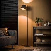 Crea Vloerlamp woonkamer/slaapkamer  1L verstelbare metalen kap / Charcoal - Industrieel Design vloerlampen - Stalamp - Staande lamp
