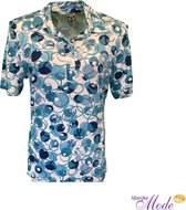 Casa Mode Poloshirt - Blauw- maat 48