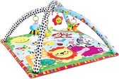 BabyJem - Dieren Speelboog Met Speelmat - Speeltrapezium Voor Baby’s - ⌀ 85cm – 72cm x 72cm - 1,1kg