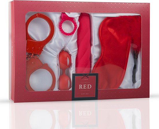 Loveboxxx I Love Red Cadeauset Sex Toys Voor Koppels Erotische Geschenkset Met 4441
