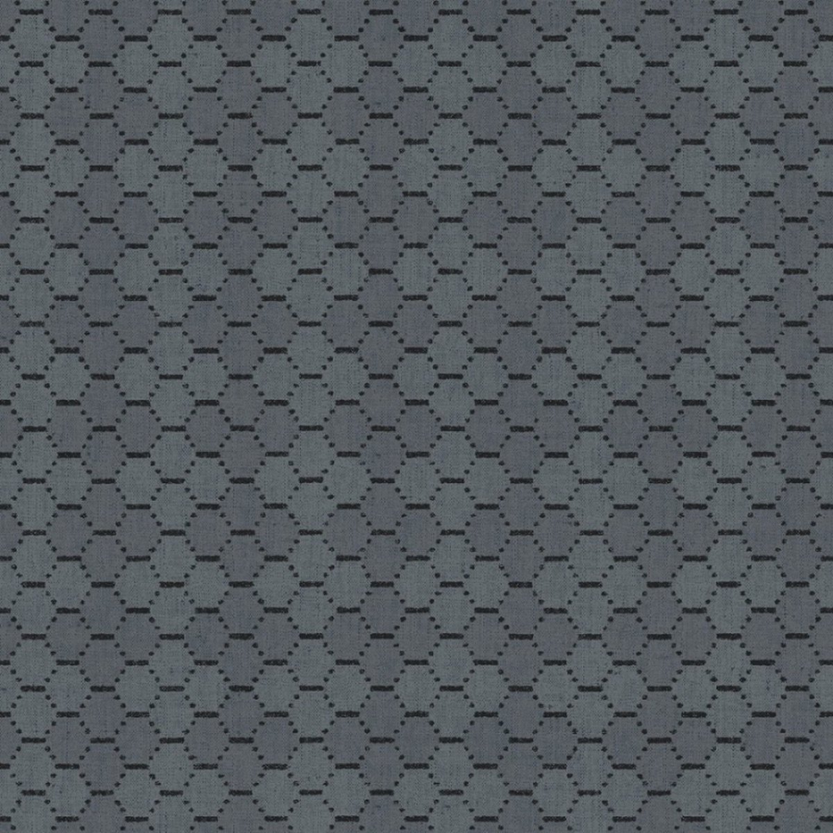 Bazaar - Hexagon - Behang - Muurdecoratie - Vliesbehang - Woonkamer - Zwart/Donkerblauw - 0,53 x 10 M.
